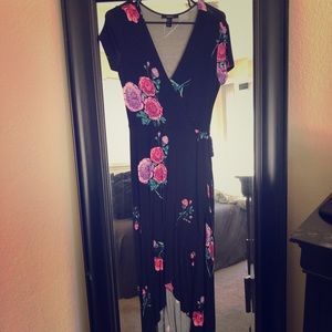Floral Wrap Dress
